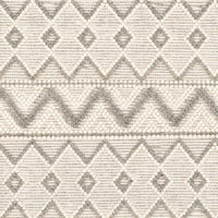 Whittington Gray&Cream Wool Rug - Clearance