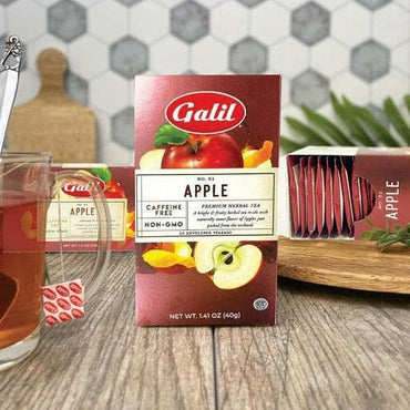 Apple Herbal Tea | 20' Tea Bags | 1.41 oz | Galil