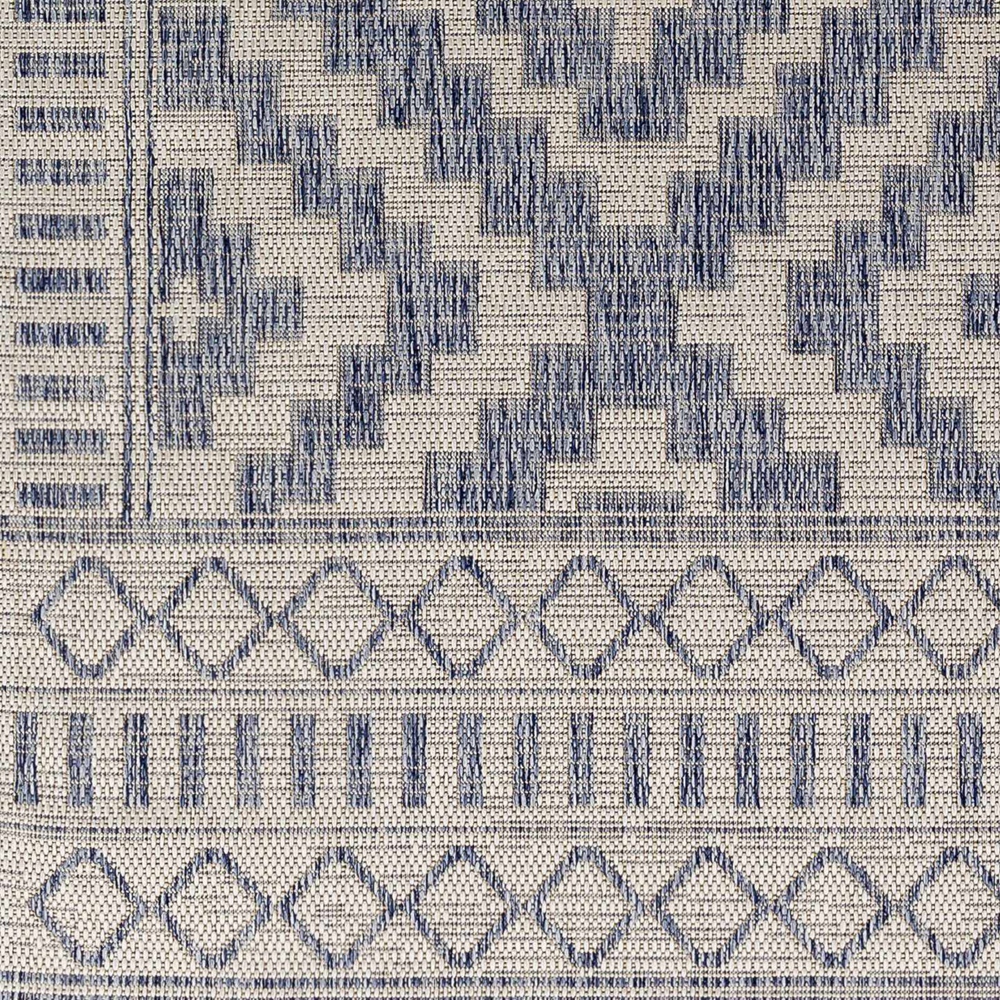 Kabala Dark Blue Area Rug - Clearance