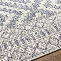 Kabala Dark Blue Area Rug - Clearance