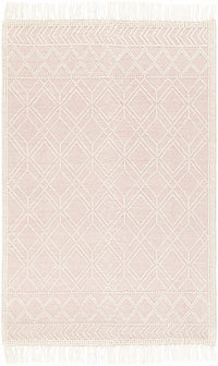Ramsbury Soft Pink Wool Rug