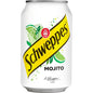 Bautura racoritoare carbogazoasa Schweppes Mojito, Doza 0.33L,