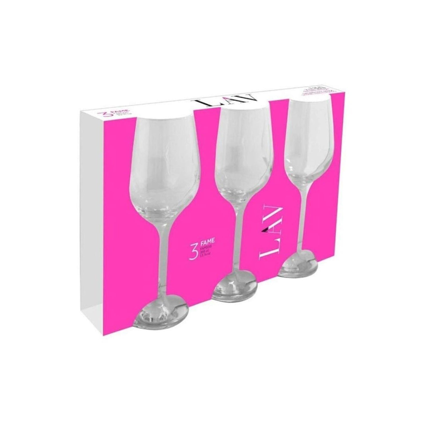 Lav Lal Vine Glass 3Pcs
