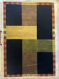 Beautifull Hand Knotted Abstract Area Rug 6’ x 9’