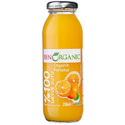 Ben Organic Orange 250Ml