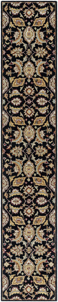 Blomkest Black&Yellow Traditional Wool Carpet
