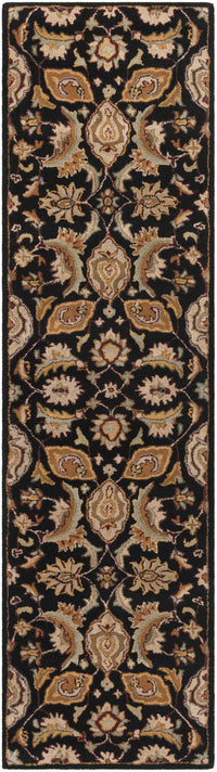 Blomkest Black&Yellow Traditional Wool Carpet