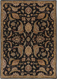 Blomkest Black&Yellow Traditional Wool Carpet