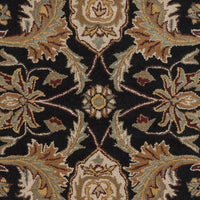 Blomkest Black&Yellow Traditional Wool Carpet