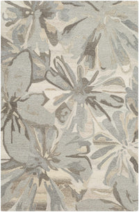 Ilfeld Athena Beige Floral Wool Rug