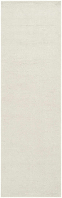 Brockton Solid Light Beige Wool Rug
