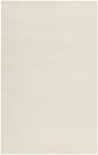 Brockton Solid Light Beige Wool Rug