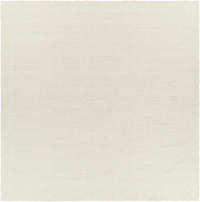 Brockton Solid Light Beige Wool Rug