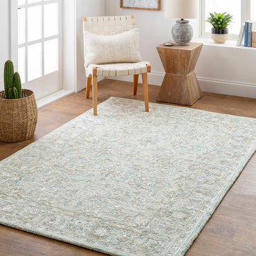 Browning Wool & Faux Silk Rug