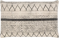 Calliope Monochrome Patterned Throw Pillow