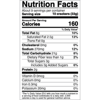 Crunch Crackers | Snack Salt Crackers | Non-Dairy | 10 oz | Bisno