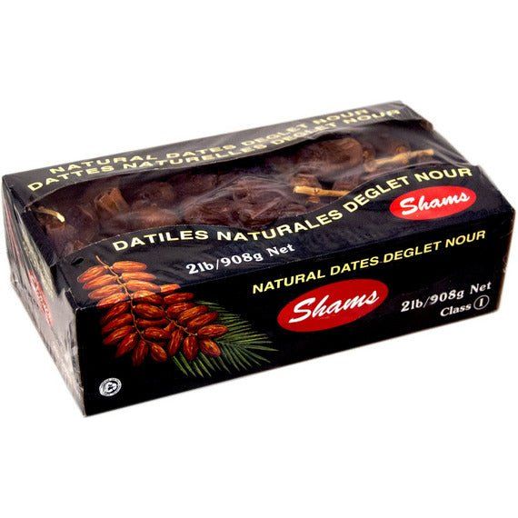 Deglet Nour Dates on Stem | 2 lbs | Shams