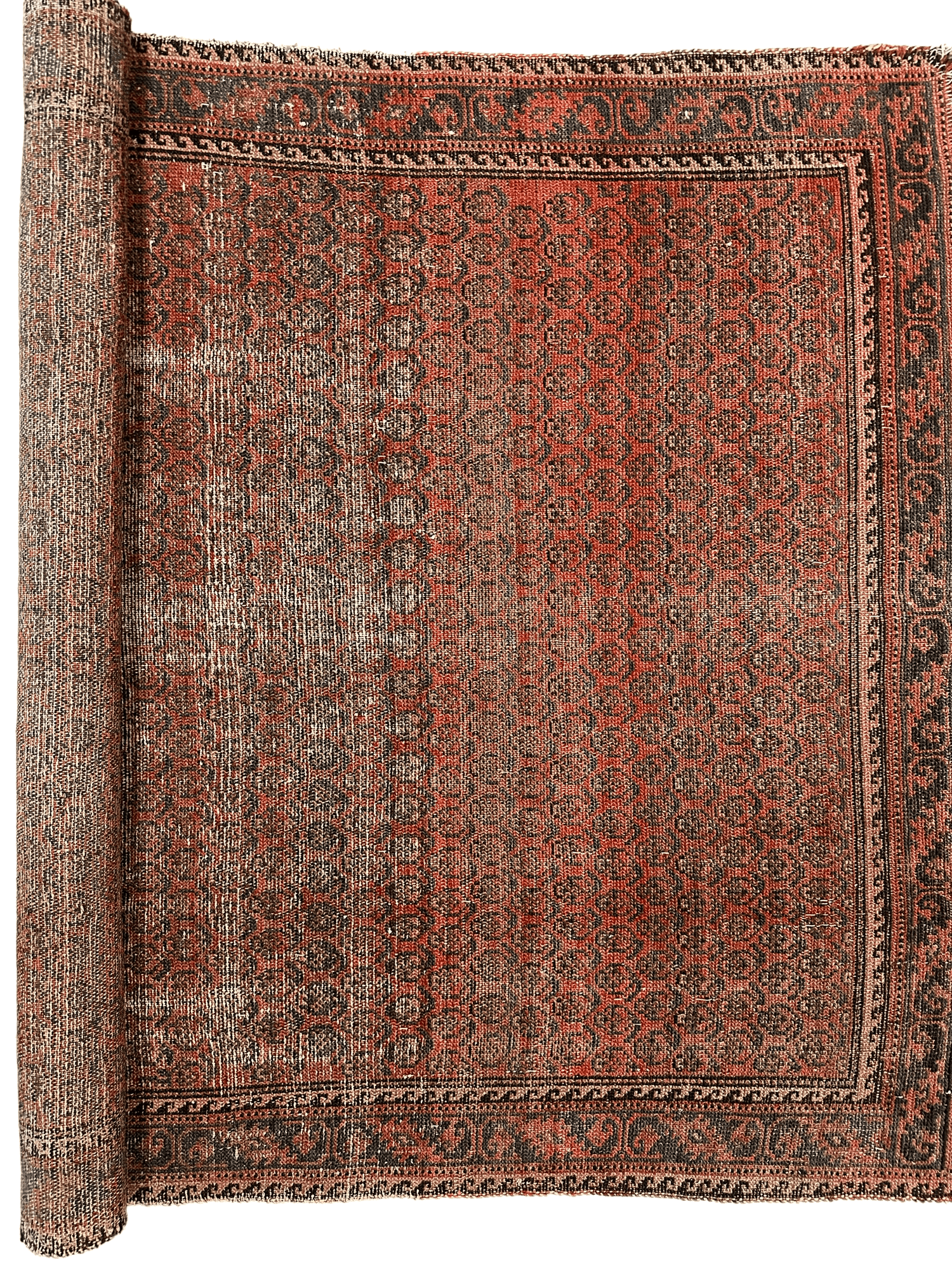 Distressed Persian Paisley Rug 3’8” x 5’2”