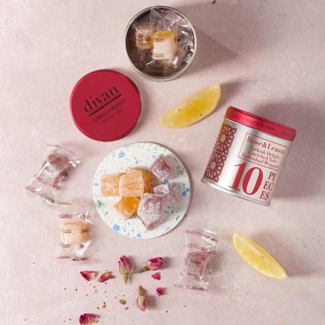 Divan Turkish Delight Rose&Lemon 140G