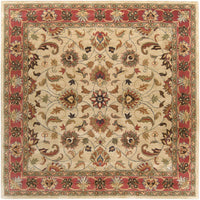 Cherryfield Hand Tufted Brown & Rust 1001 Wool Rug