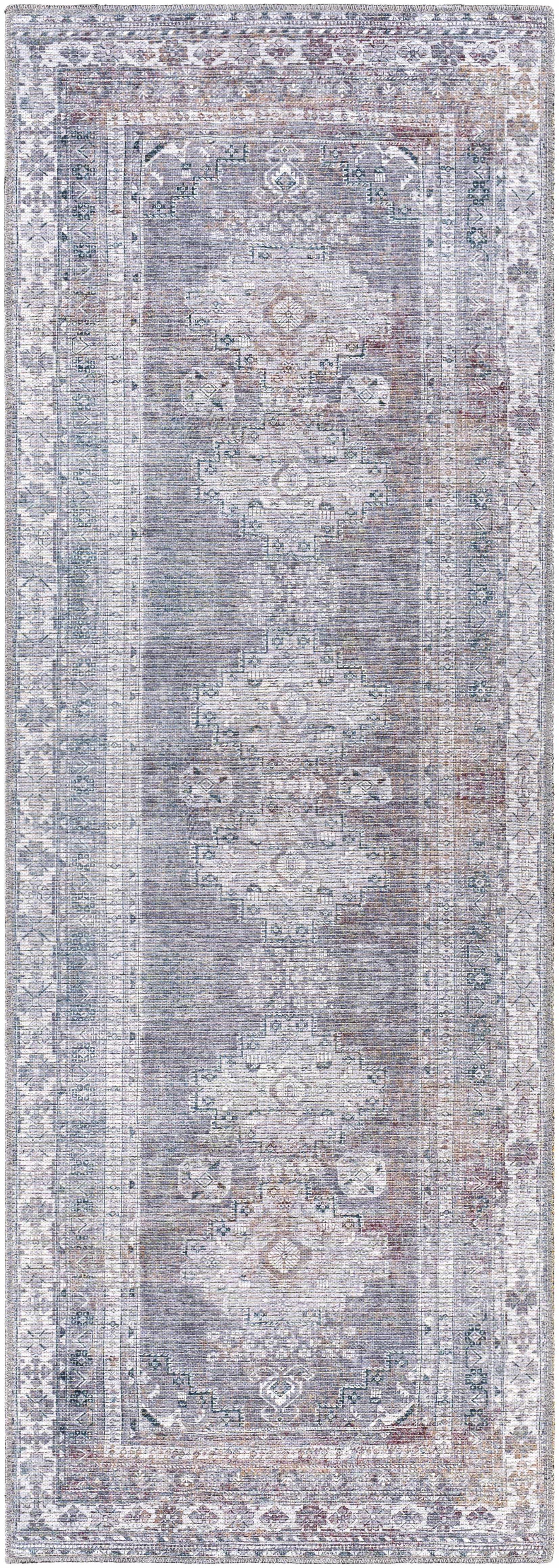 Baltinglass Gray Washable Rug - Promo