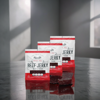 Sharifa Halal Beef Jerky, Spicy Hot, (3) 2.85 oz. Bag – Great Everyday Halal Jerky Beef Meat Snack, 100 % Real Zabiha Halal Beef, 13g of Protein, 70 Calories, 0g Trans Fat, & 2g of Carbohydrates