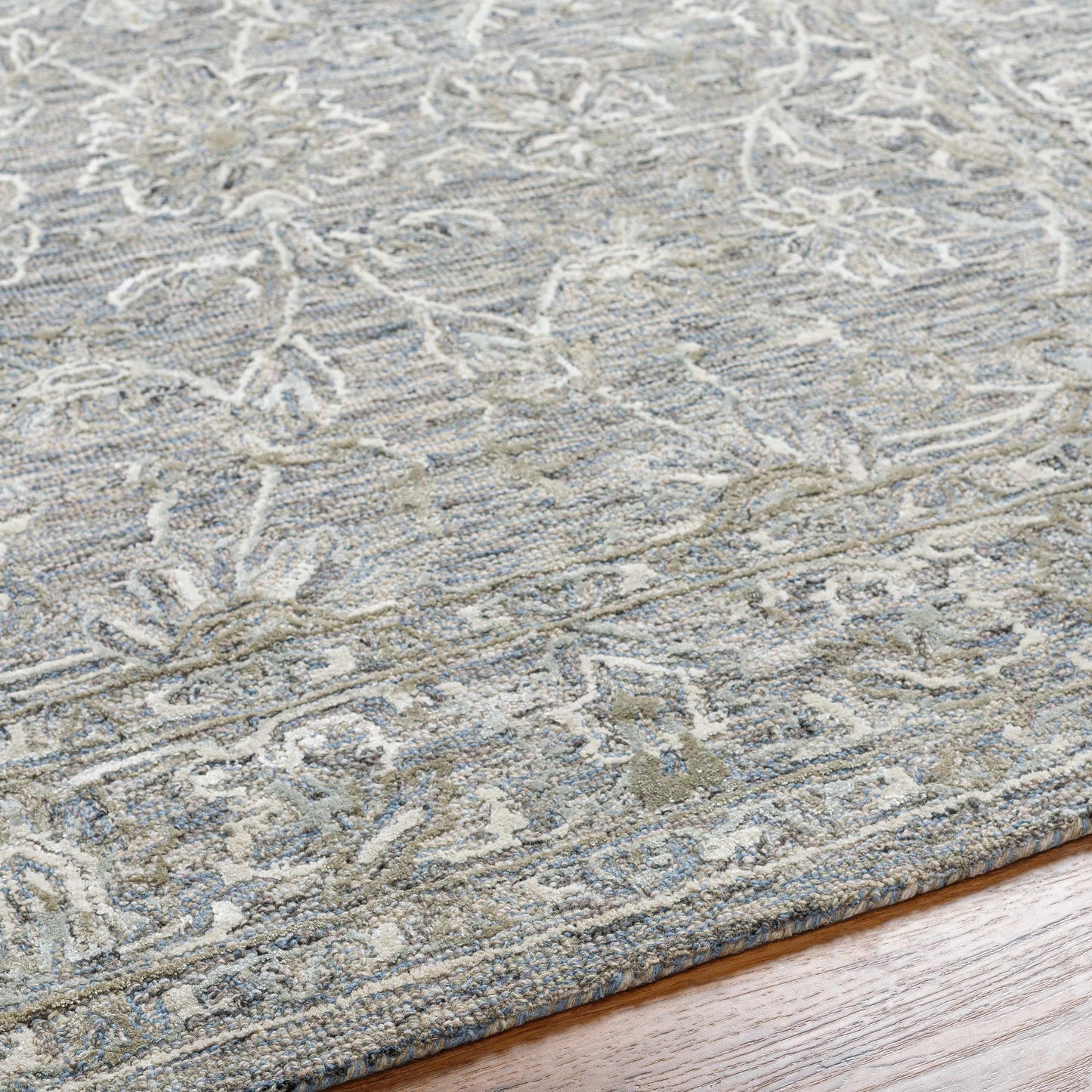 Eriline Wool & Faux Silk Rug