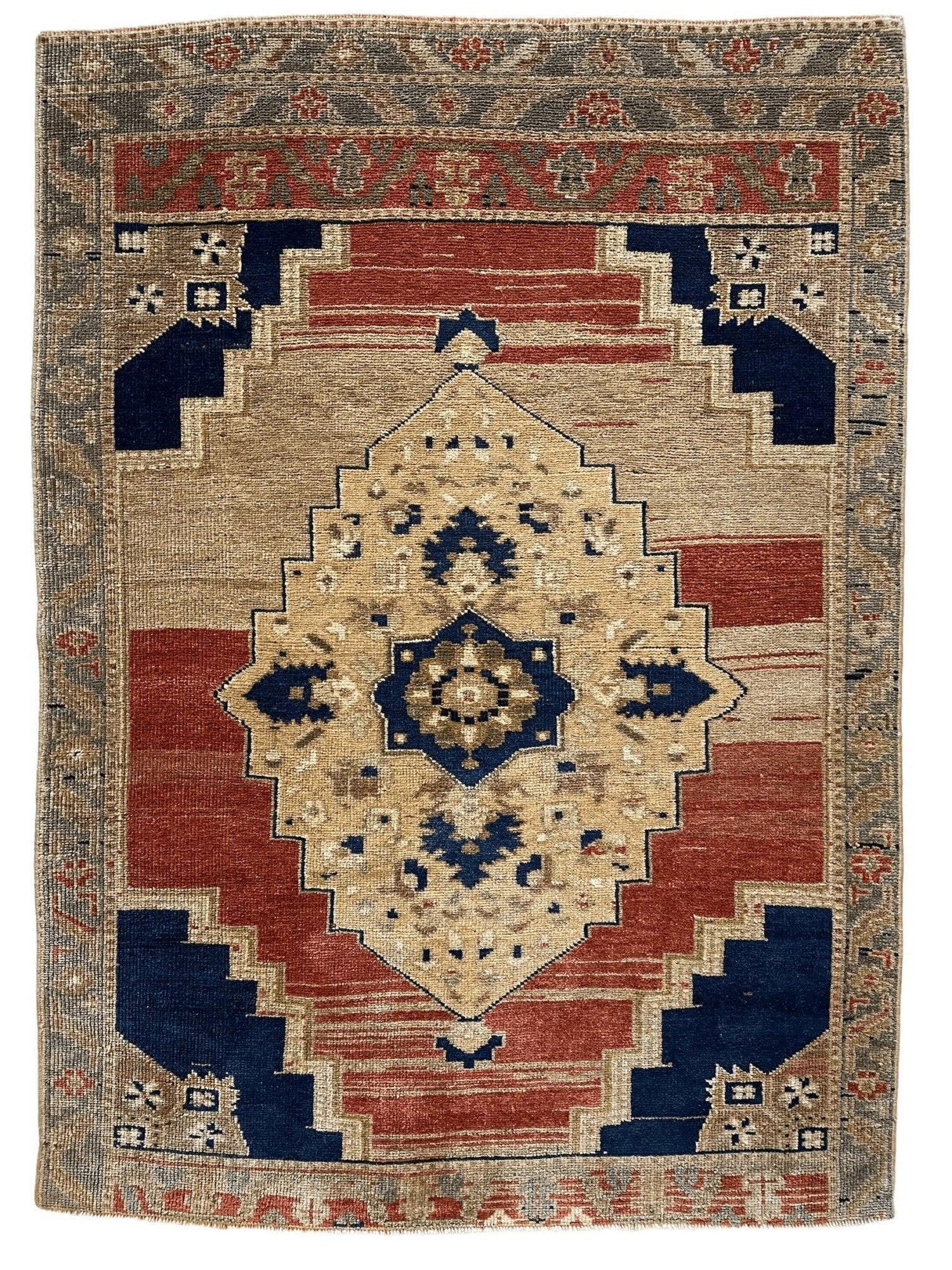 Exquisite handmade oushak rug 3'7''x5'