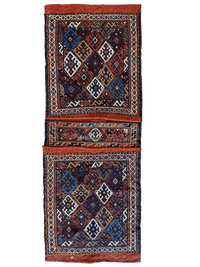 Exquisite Persian Qashqai Nomadic Vintage Khorjin ‘Saddle bag’