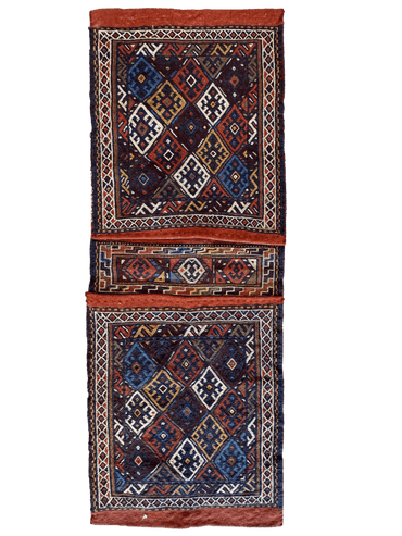 Exquisite Persian Qashqai Nomadic Vintage Khorjin ‘Saddle bag’