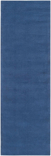 Brockton Solid Blue Wool Rug