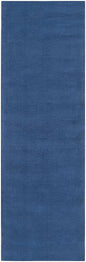Brockton Solid Blue Wool Rug