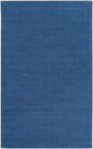 Brockton Solid Blue Wool Rug