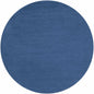 Brockton Solid Blue Wool Rug