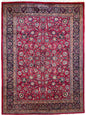 Fine Allover Persian Mashhad Rug 8’2”x11’6”