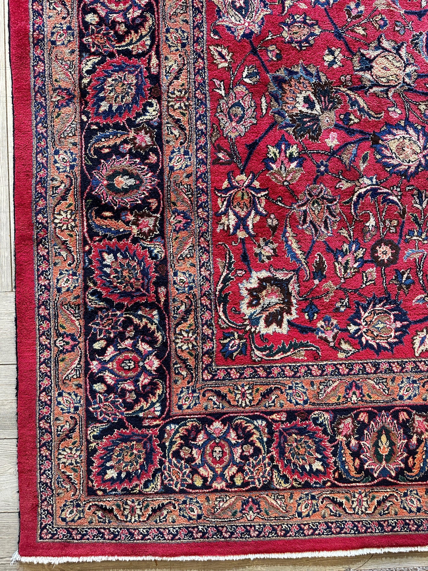 Fine Allover Persian Mashhad Rug 8’2”x11’6”