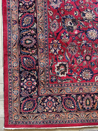 Fine Allover Persian Mashhad Rug 8’2”x11’6”