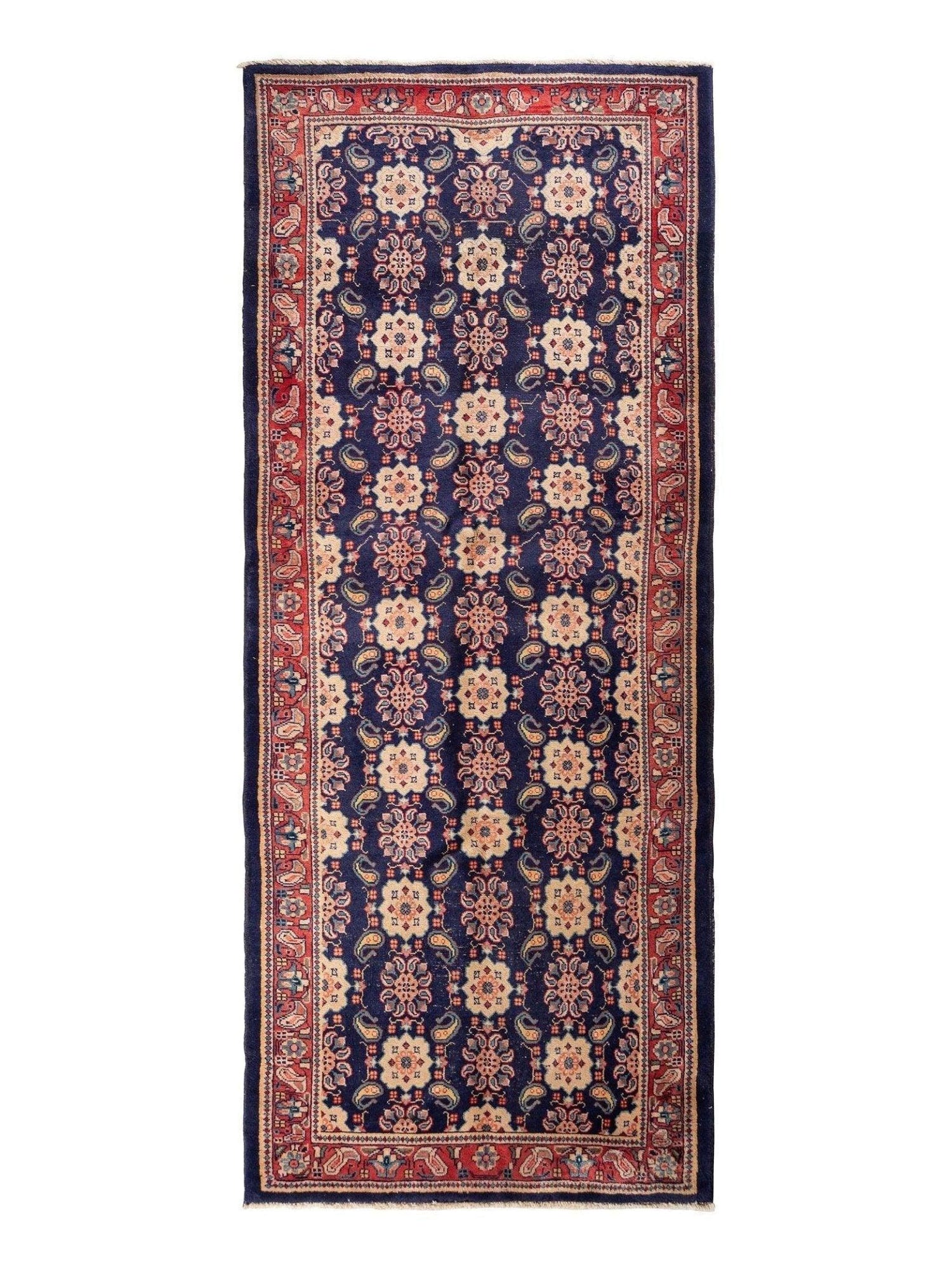 Fine Vintage Weramin Persian Runner / Area Rug 10'2'' x 4'3''