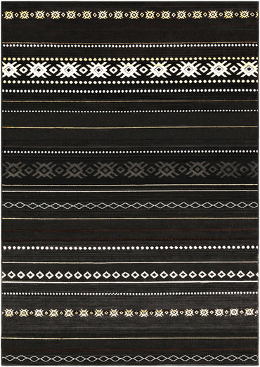 Fogertown Black Western Rug