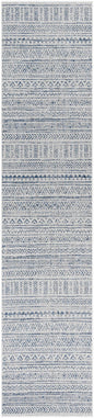 Novato Navy All Over Pattern Performance Rug