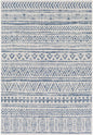 Novato Navy All Over Pattern Performance Rug