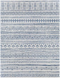 Novato Navy All Over Pattern Performance Rug