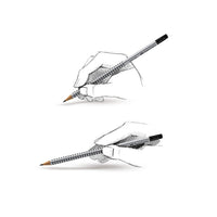 Faber-Castell Grip Writing EcoPencil with Eraser No.2 1/2(HB)