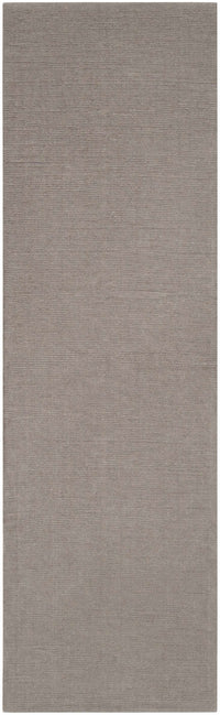 Brockton Solid Gray Wool Rug