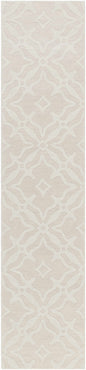 Fyffe Embossed Beige Wool Area Rug