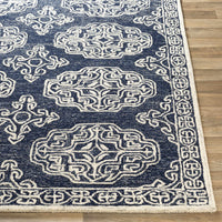 Glenoma Blue Regency Wool Rug