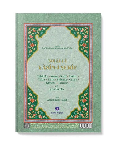 Hafız Boy Yasin-i Şerif Cüzü (Mealli - Özel)