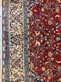 Handmade One-of-a-Kind Persian Mahal Rug - 10’ x 12’10”