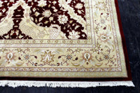 Hand-Knotted Pak-Ziegler Wool Rug – 8'7" x 11'7" – Traditional Design, Warm Earth Tones