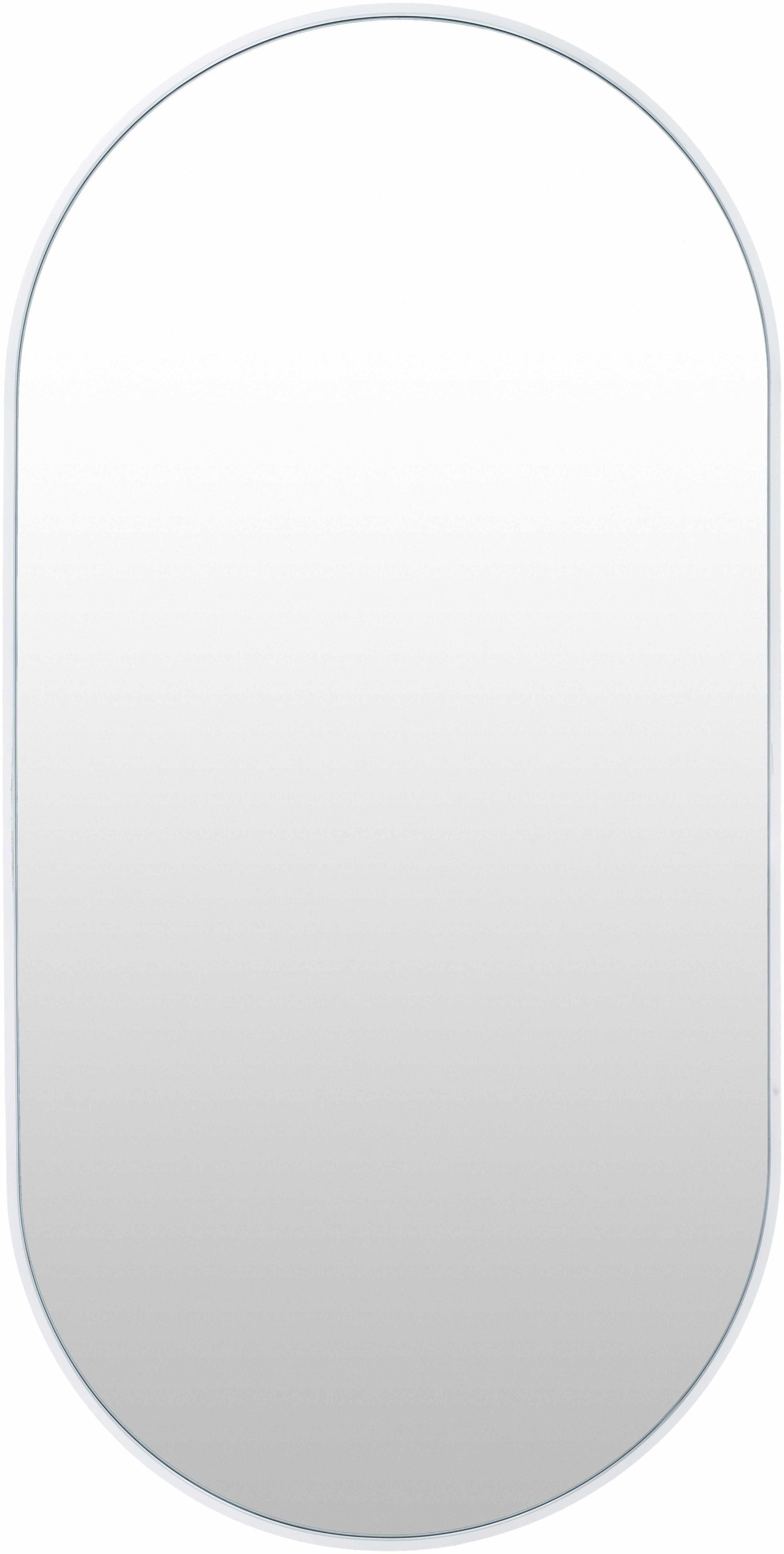 Hagenburg White Iron Frame Mirror